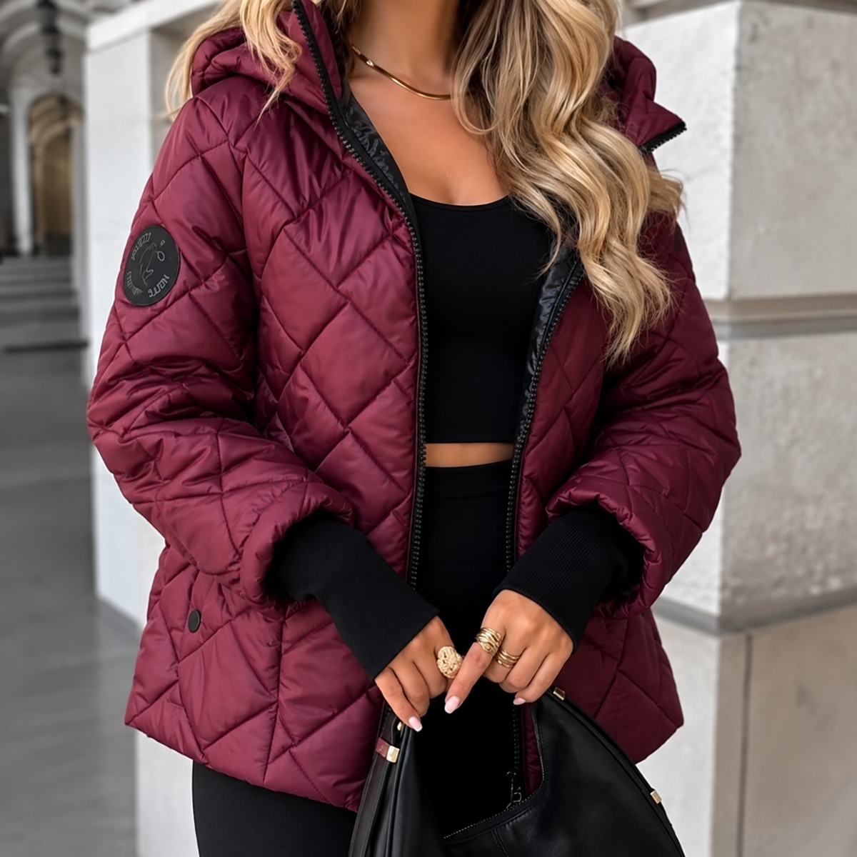 Veste Matelassée à Capuche